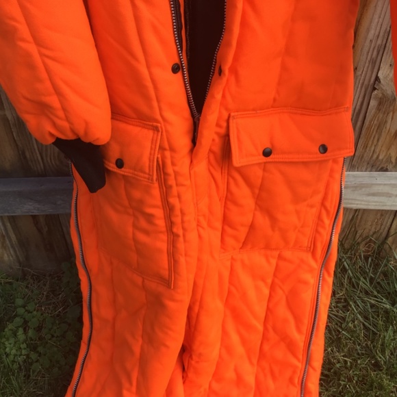 SafTbac Chiller Killer Orange Jumpsuit Made In USA SizeXXL - Picture 7 of 16